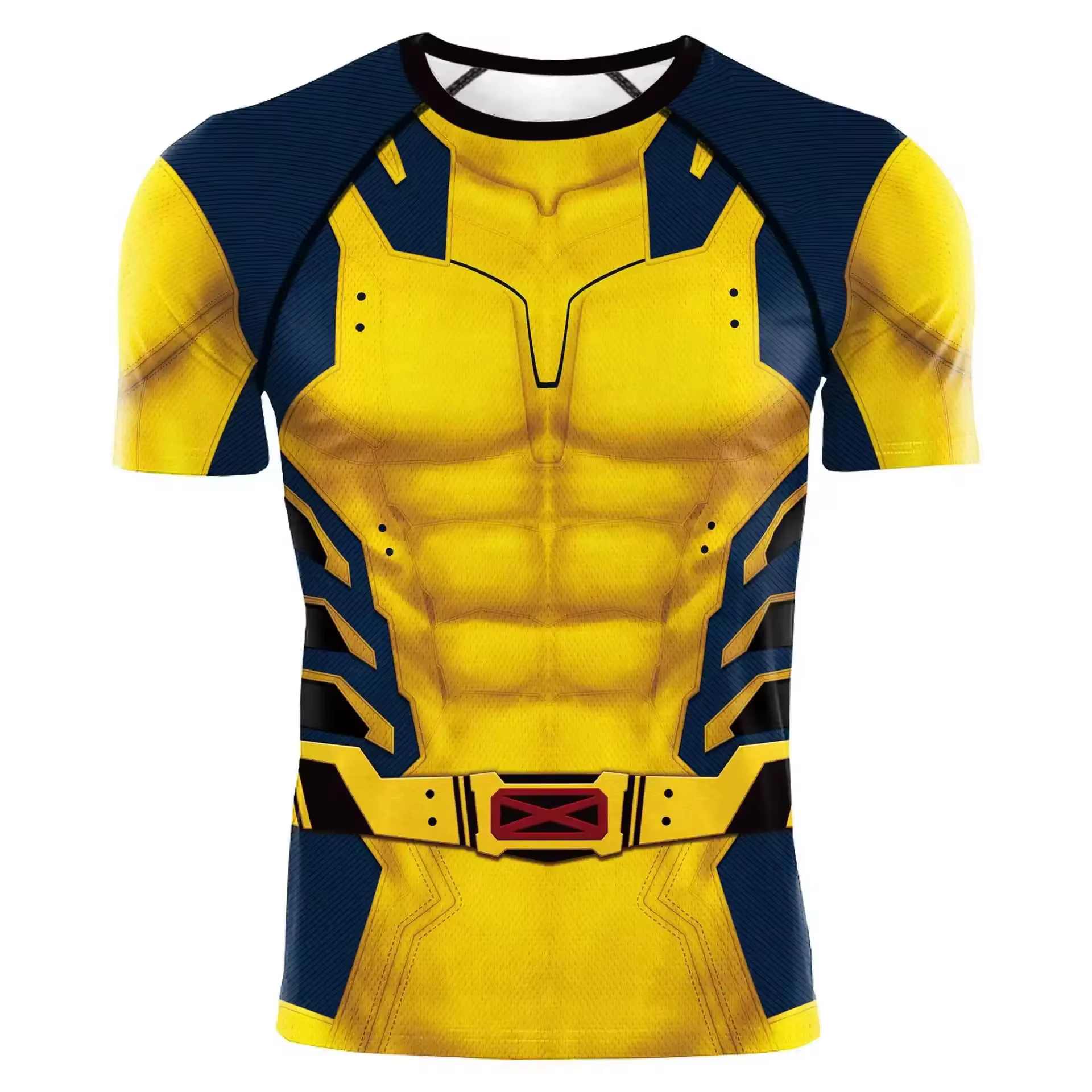 Verão masculino t camisa y2k deadpool wolverine 3 traje tshirt para meen manga curta super-herói treinamento uniforme agasalho feminino topo
