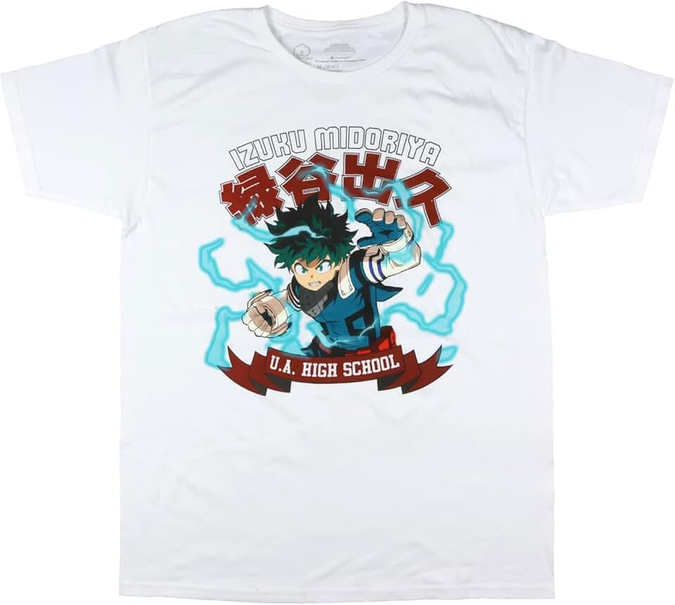 Seven Times Six Camiseta masculina com estampa My Hero Academia Izuku Midoriya UA High School