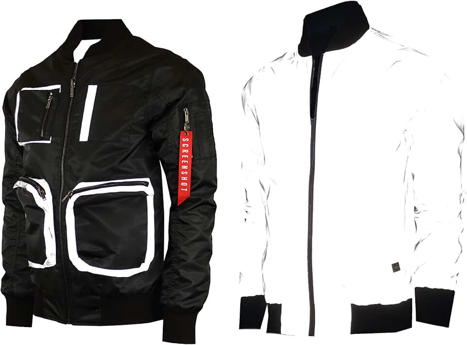 SCREENSHOT Jaqueta Bomber Masculina Streetwear Hip-Hop Urban NY - Moderna Exterior Leve Corta-vento Graffiti Zip Up Top