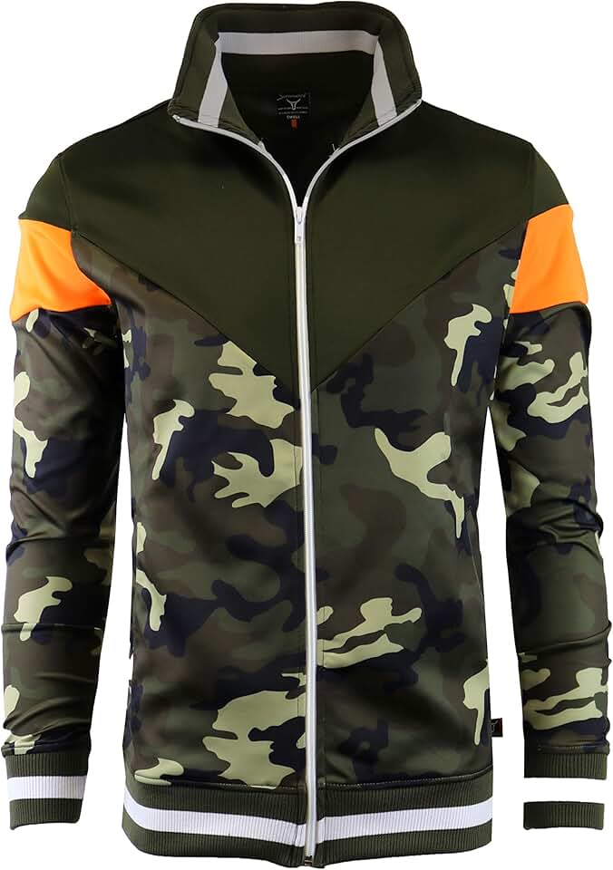 SCREENSHOT Jaqueta masculina Urban Hip Hop Premium Track – Slim Fit Side Taping Sportswear Urbanwear Streetwear Fashion Top