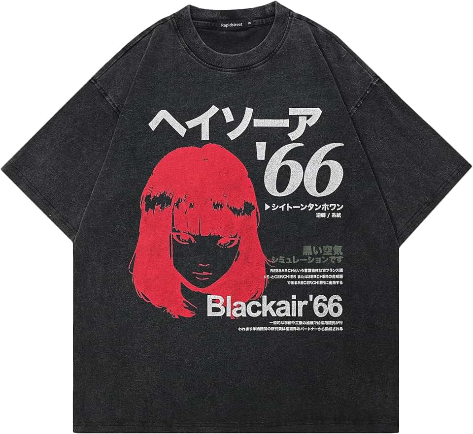 Rapidstreet Camiseta Streetwear Aesthetic Graphic Eyes Relaxada Camiseta Masculina Unissex