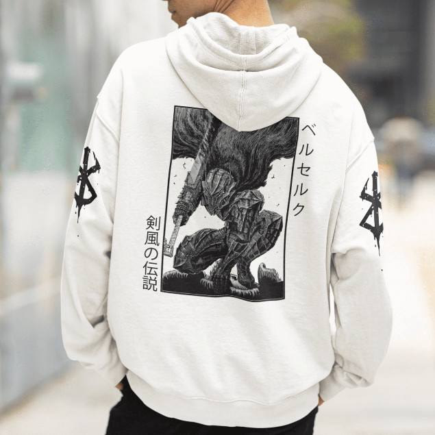 Blusa Moletom Berserk Mercenário Anime Manga Adulto Lançamento 2024 Unissex