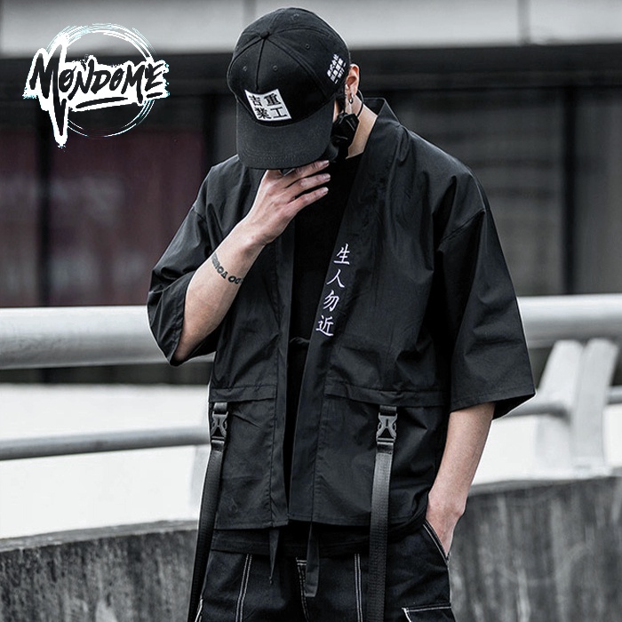 Casaco Hip Hop Coreano Moda Urbana Rap Trap Estiloso Techwear Folgado Oversized Unissex