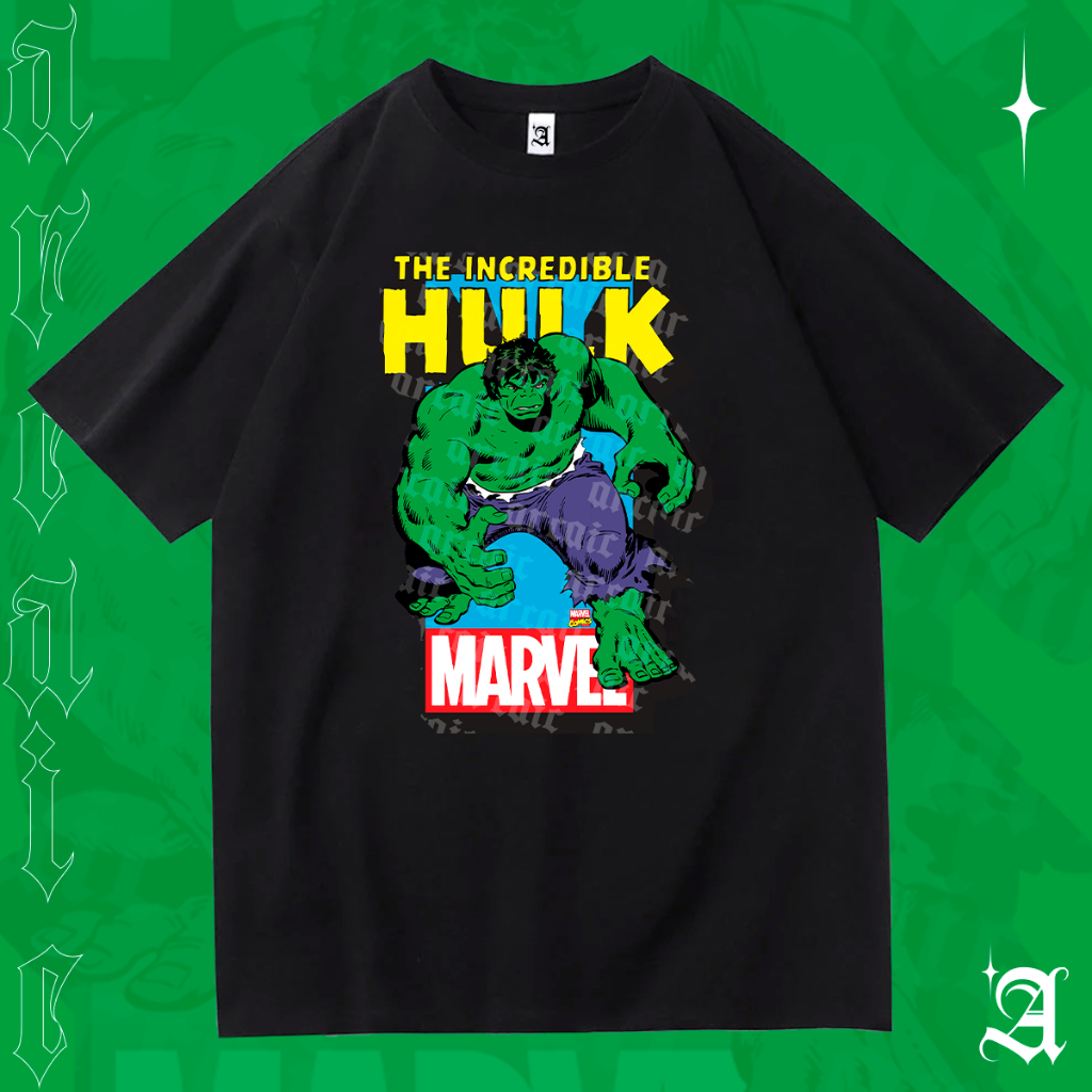 Camisa Básica Camiseta Incrivel Hulk Marvel Super Heroi Vingadores Filme Unissex Algodão - Arcaic