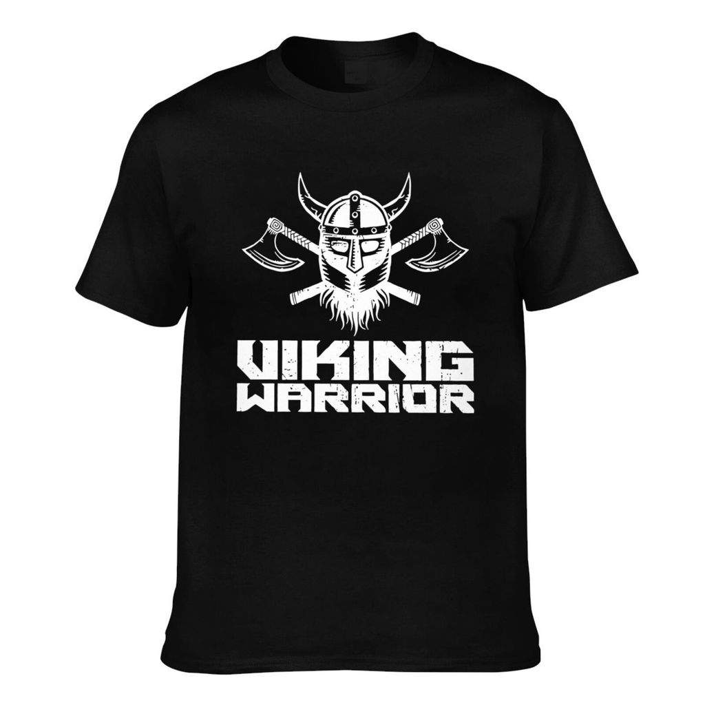 Nova Moda Viking Guerreiro Valhalla Odin Asgard Midgard Vikings Estilo Verão Camiseta Masculina