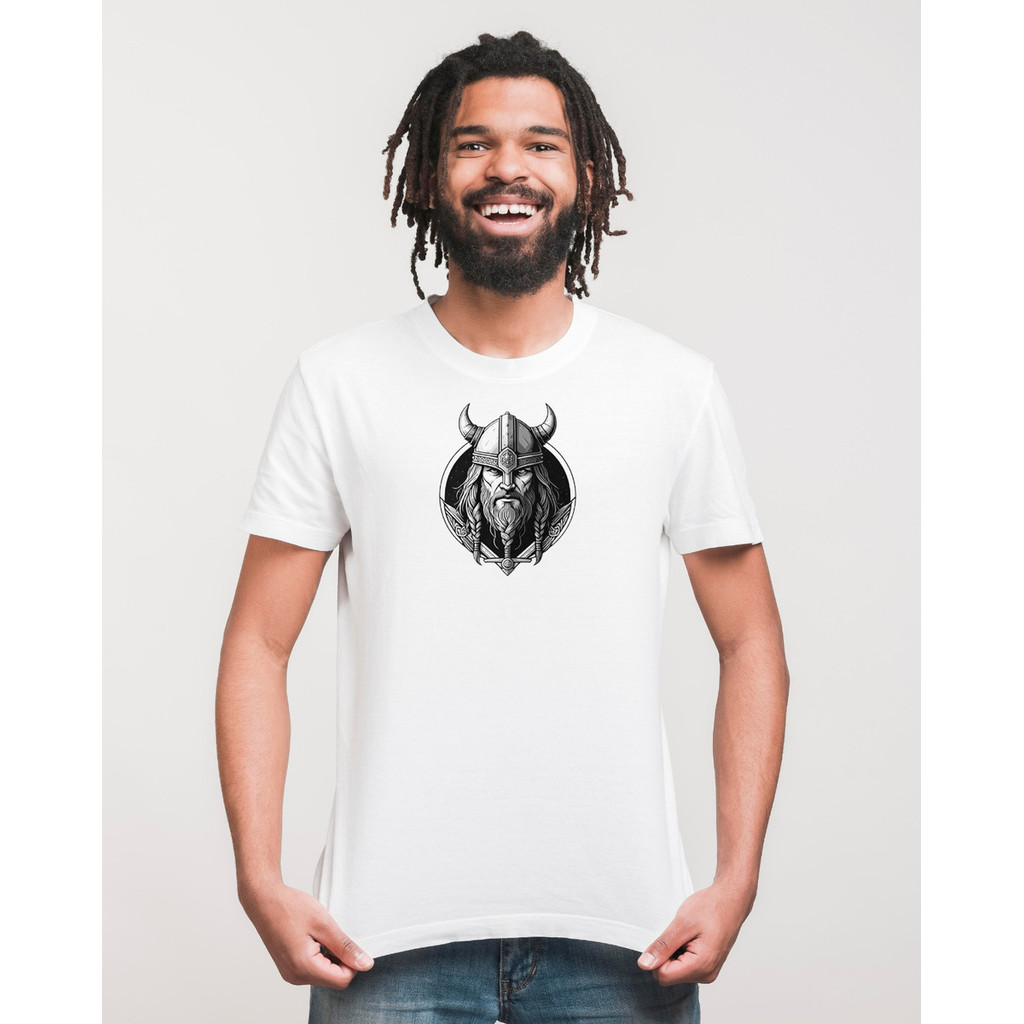 Camiseta Masculina Guerreiro Viking Nórdica Moda Estilo